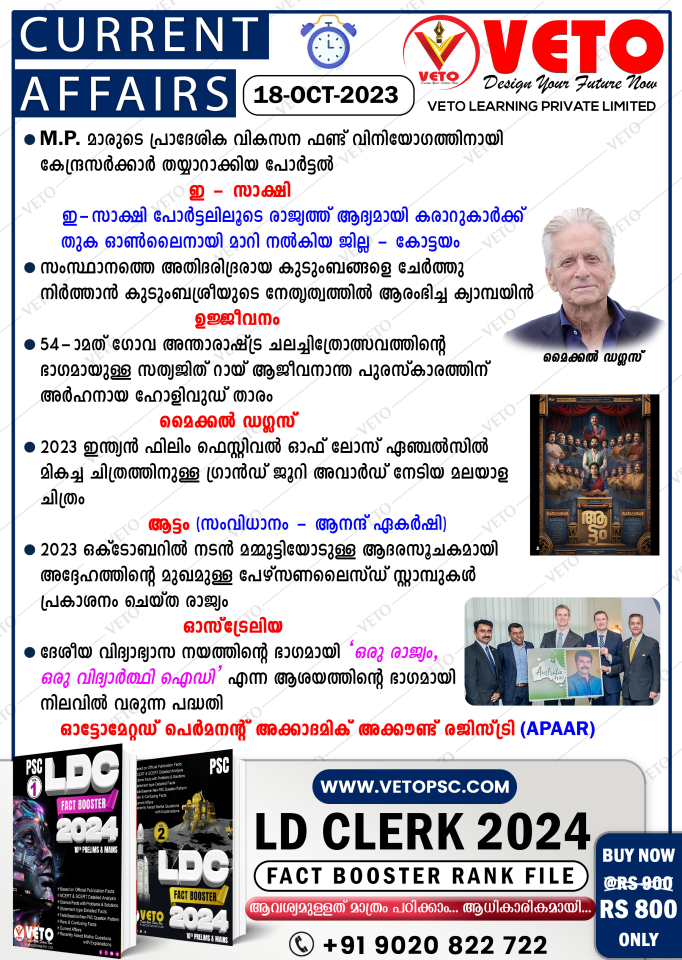 CURRENT AFFAIRS